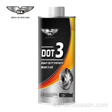 CAR FMVSSNO 116DOT3 DOT 3 Fluid de frenos